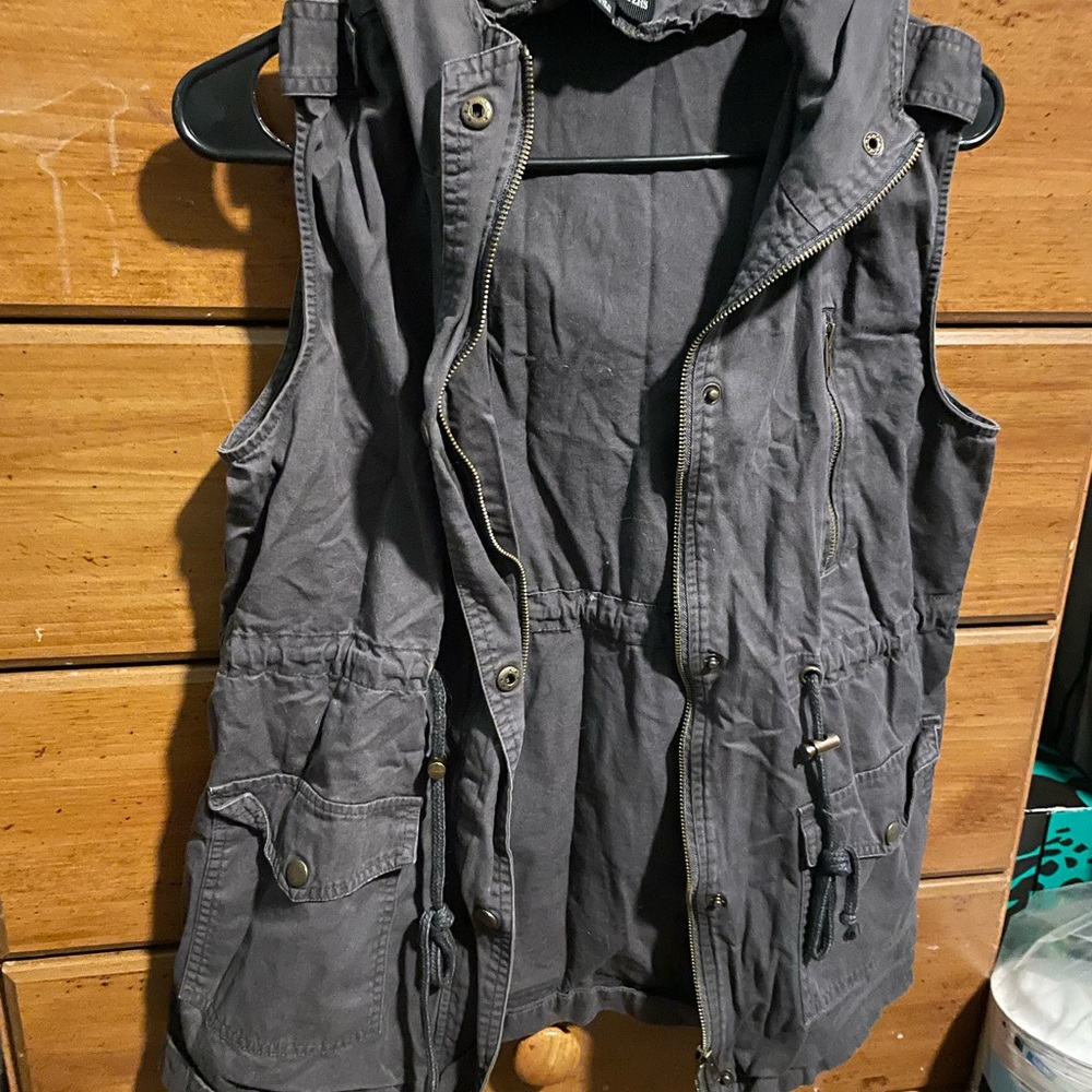 Gray Utility Vest